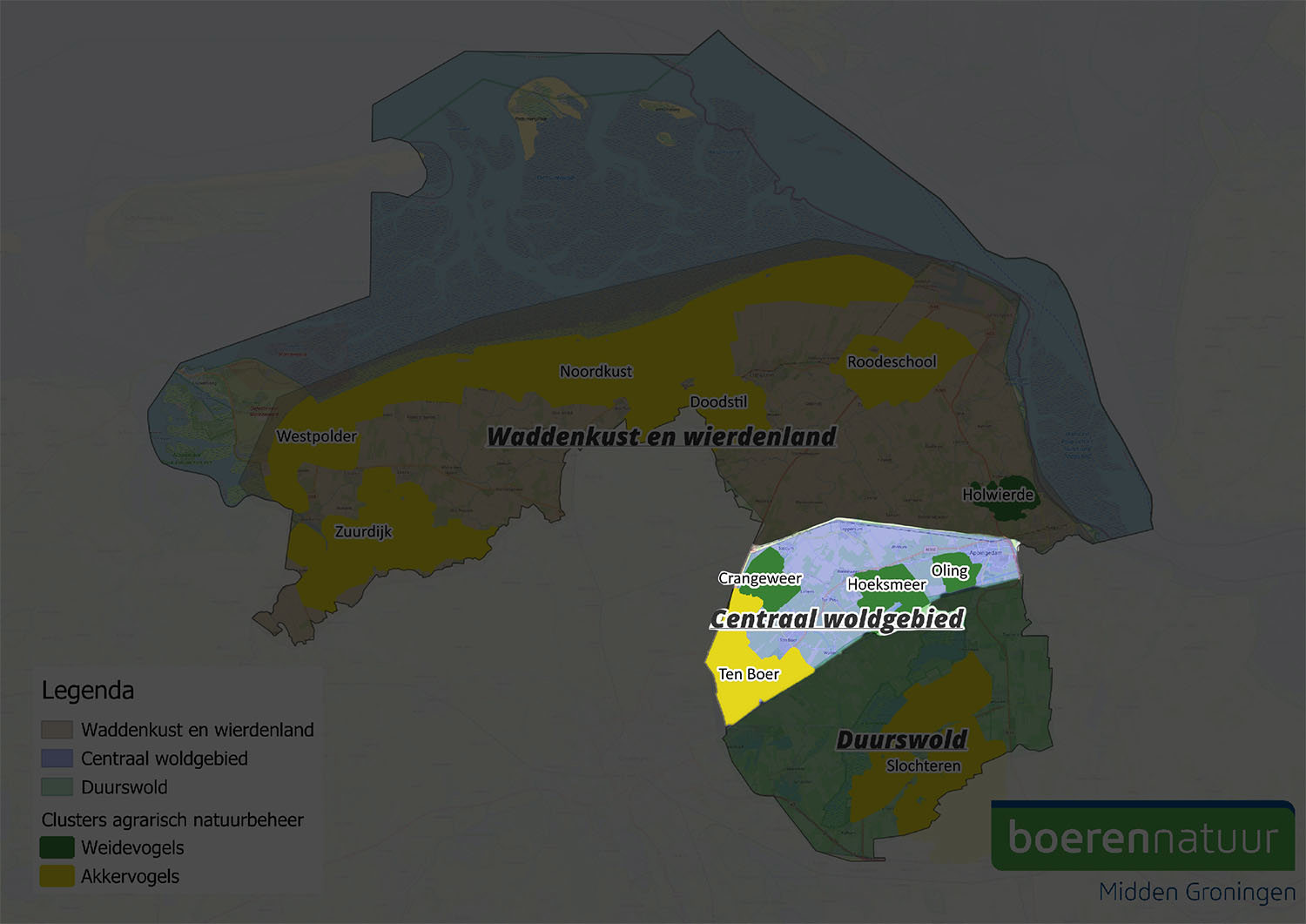 Centraalwoldgebied Boerennatuur Midden Groningen